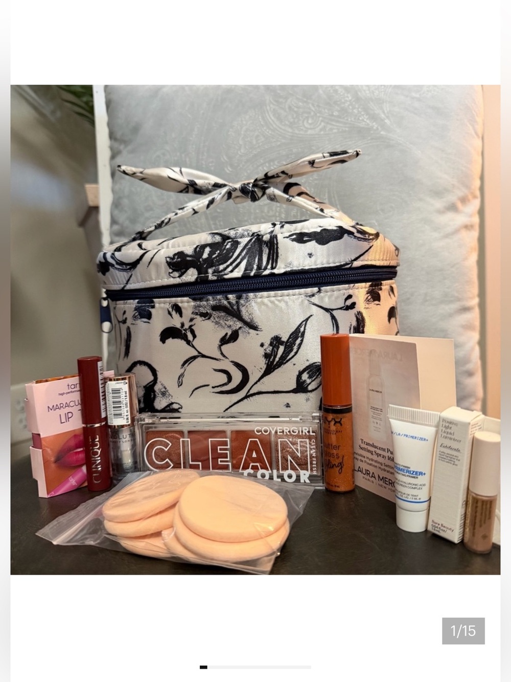 New 10 piece Makeup Bundle (primer, lipstick, luminizer, setting spray and more)